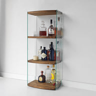 Waves Bar/İçki Rafı-Vitrin-NEOstill-Antrasit-NowShopFun