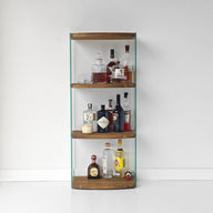 Waves Bar/İçki Rafı-Vitrin-NEOstill-Antrasit-NowShopFun