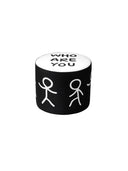Who Are You Beyaz Puf 50cm