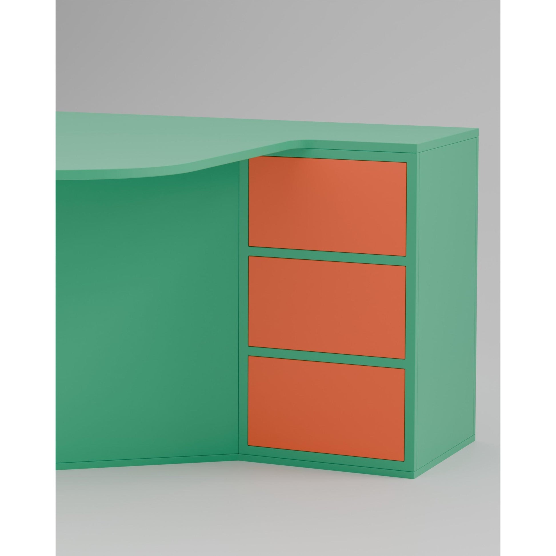 Wob - Tasarım Çekmeceli Çalışma Masası