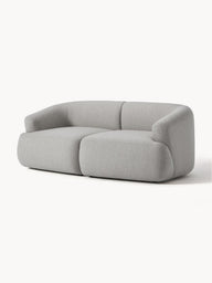 Wolke Modüler Kanepe – Keten Dokulu, 2-3 Kişilik-Koltuk-Innature Home-Açık Bej-NowShopFun