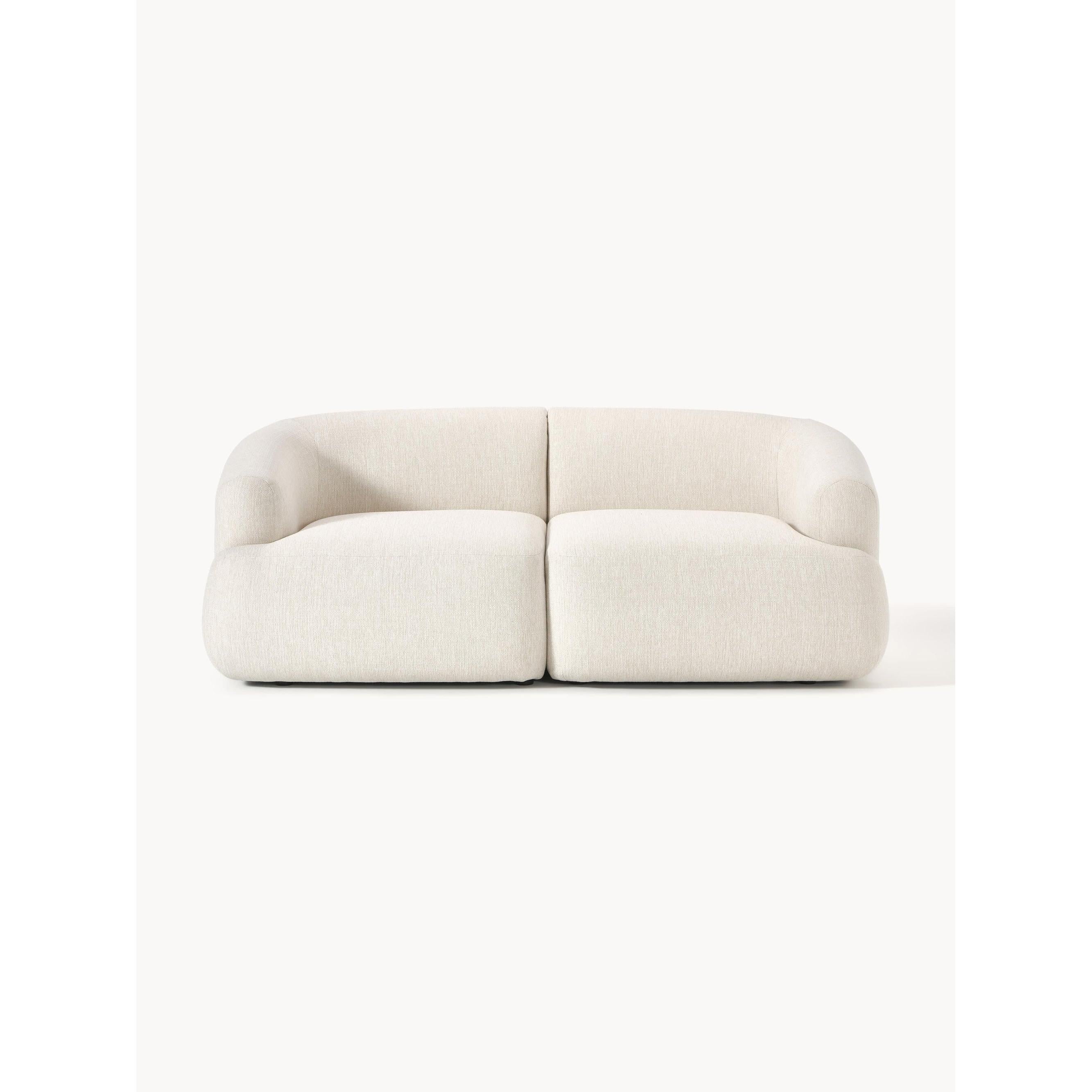 Wolke Modüler Kanepe – Keten Dokulu, 2-3 Kişilik