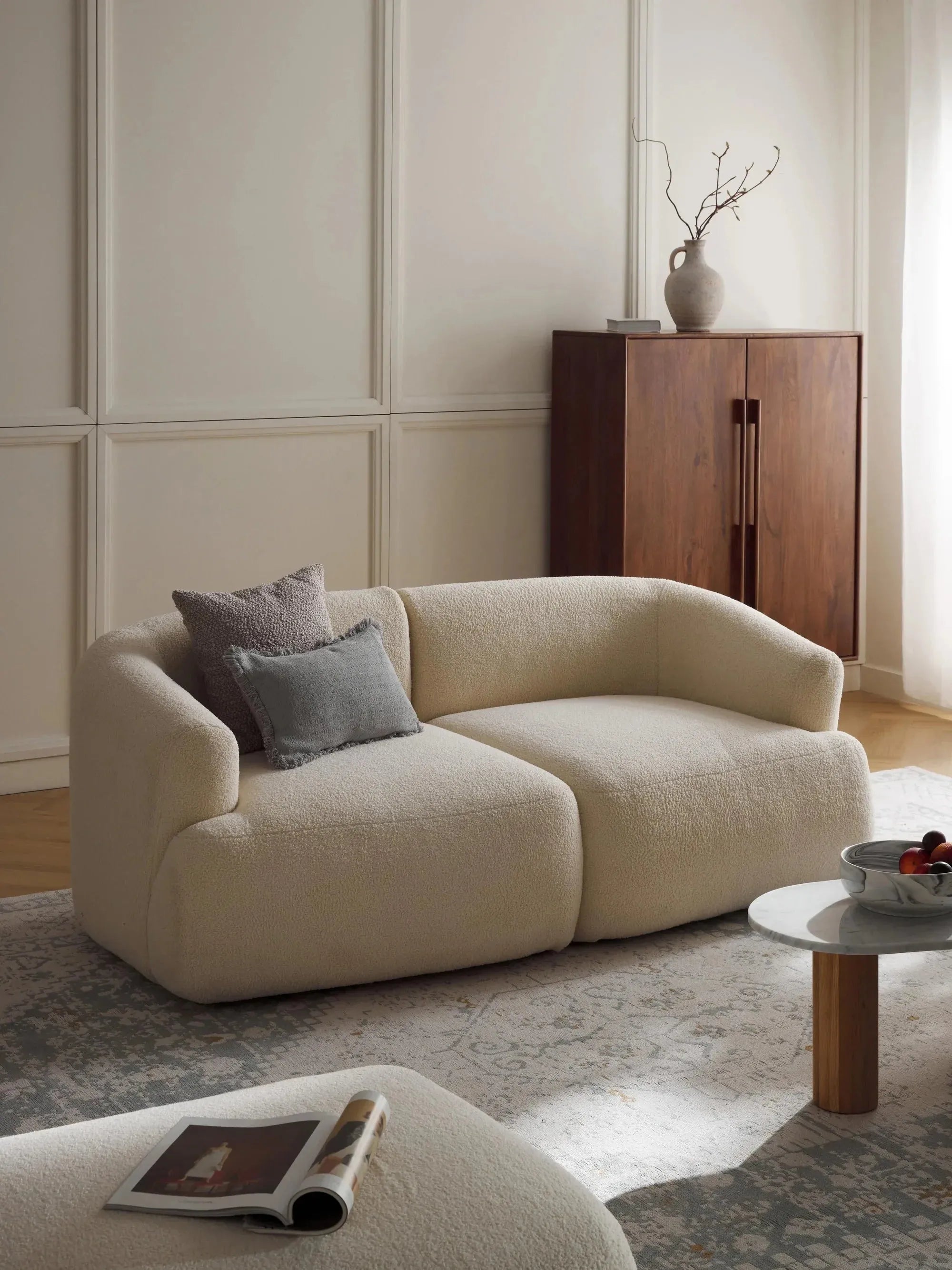 Wolke Modüler Kanepe – Teddy, 2-3 Kişilik