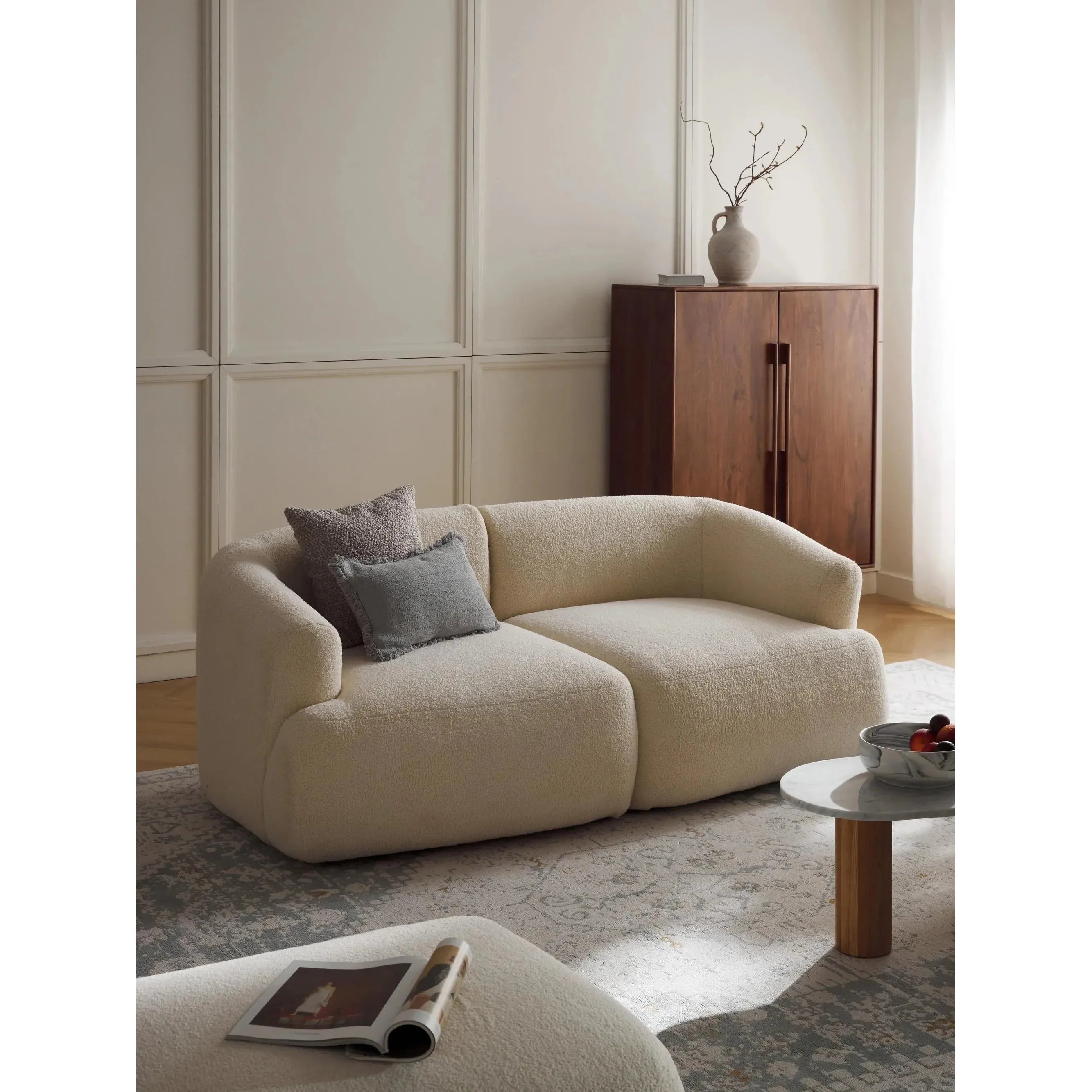 Wolke Modüler Kanepe – Teddy, 2-3 Kişilik