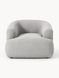 Wolke Tekli Koltuk - Oval Tasarım - İnce El İşçiliği-Berjer-Innature Home-Bukle - Açık Bej-NowShopFun