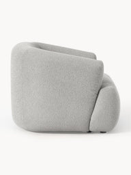 Wolke Tekli Koltuk - Oval Tasarım - İnce El İşçiliği-Berjer-Innature Home-Bukle - Açık Bej-NowShopFun