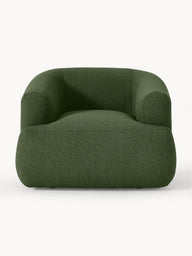 Wolke Tekli Koltuk - Oval Tasarım - İnce El İşçiliği-Berjer-Innature Home-Bukle - Açık Bej-NowShopFun