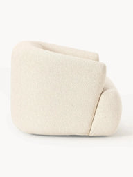 Wolke Tekli Koltuk - Oval Tasarım - İnce El İşçiliği-Berjer-Innature Home-Bukle - Açık Bej-NowShopFun