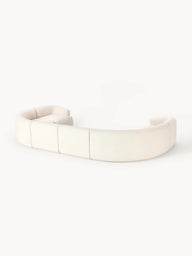 Wolke Yumuşak Oturumlu Modüler Köşe ( 6-7 Kişilik) Bukle - Tedy Döşemeli-Köşe Koltuk-Innature Home-Açık Gri-NowShopFun