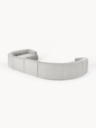 Wolke Yumuşak Oturumlu Modüler Köşe ( 6-7 Kişilik) Bukle - Tedy Döşemeli-Köşe Koltuk-Innature Home-Açık Gri-NowShopFun
