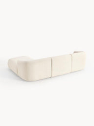 Wolke Yumuşak Oturumlu Modüler Köşe, Bukle (3-4 Kişilik)-Köşe Koltuk-Innature Home-Sağ Köşe-Bej-NowShopFun