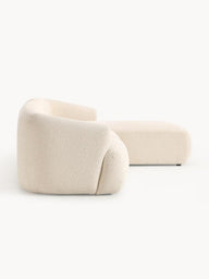 Wolke Yumuşak Oturumlu Modüler Köşe, Bukle (3-4 Kişilik)-Köşe Koltuk-Innature Home-Sağ Köşe-Bej-NowShopFun