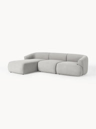 Wolke Yumuşak Oturumlu Modüler Köşe, Bukle (3-4 Kişilik)-Köşe Koltuk-Innature Home-Sağ Köşe-Bej-NowShopFun