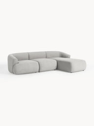 Wolke Yumuşak Oturumlu Modüler Köşe, Bukle (3-4 Kişilik)-Köşe Koltuk-Innature Home-Sağ Köşe-Bej-NowShopFun