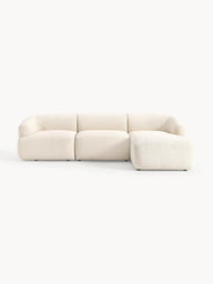 Wolke Yumuşak Oturumlu Modüler Köşe, Bukle (3-4 Kişilik)-Köşe Koltuk-Innature Home-Sağ Köşe-Açık Bej-NowShopFun