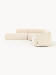 Wolke Yumuşak Oturumlu Modüler Köşe, Bukle-Tedy, 4 - 5 Kişilik-Köşe Koltuk-Innature Home-Bukle -Açık Bej-Sağ-NowShopFun