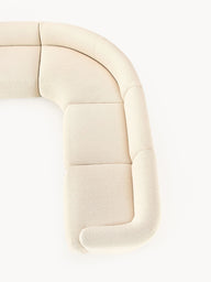 Wolke Yumuşak Oturumlu Modüler Köşe, Bukle-Tedy, 4 - 5 Kişilik-Köşe Koltuk-Innature Home-Bukle -Açık Bej-Sağ-NowShopFun