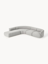 Wolke Yumuşak Oturumlu Modüler Köşe, Bukle-Tedy, 4 - 5 Kişilik-Köşe Koltuk-Innature Home-Bukle -Açık Bej-Sağ-NowShopFun
