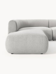 Wolke Yumuşak Oturumlu Modüler Köşe, Bukle-Tedy, 4 - 5 Kişilik-Köşe Koltuk-Innature Home-Bukle -Açık Bej-Sağ-NowShopFun