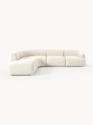 Wolke Yumuşak Oturumlu Modüler Köşe, Bukle-Tedy, 4 - 5 Kişilik-Köşe Koltuk-Innature Home-Bukle -Açık Bej-Sağ-NowShopFun