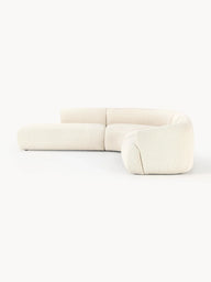 Wolke Yumuşak Oturumlu Modüler Köşe, Bukle-Tedy, 4 - 5 Kişilik-Köşe Koltuk-Innature Home-Bukle -Açık Bej-Sağ-NowShopFun