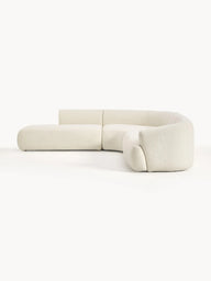 Wolke Yumuşak Oturumlu Modüler Köşe, Bukle-Tedy, 4 - 5 Kişilik-Köşe Koltuk-Innature Home-Bukle -Açık Bej-Sağ-NowShopFun