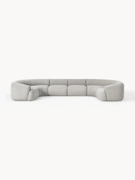 Wolke Yumuşak Oturumlu Modüler Köşe Kanepe, Bukle- Tedy Kumaş, 6-7 Kişilik-Köşe Koltuk-Innature Home-Bukle - Açık Bej-NowShopFun