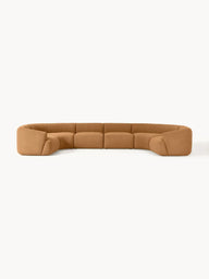 Wolke Yumuşak Oturumlu Modüler Köşe Kanepe, Bukle- Tedy Kumaş, 6-7 Kişilik-Köşe Koltuk-Innature Home-Bukle - Açık Bej-NowShopFun
