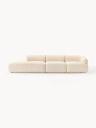 Wolke Yumuşak Oturumlu Modüler Köşe Kanepe, Bukle,Tedy, 3-4 Kişilik-Köşe Koltuk-Innature Home-Bukle - Açık Bej-Sağ-NowShopFun
