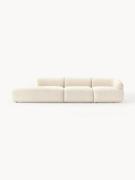 Wolke Yumuşak Oturumlu Modüler Köşe Kanepe, Bukle,Tedy, 3-4 Kişilik-Köşe Koltuk-Innature Home-Bukle - Açık Bej-Sağ-NowShopFun