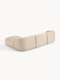 Wolke Yumuşak Oturumlu Modüler Köşe, Keten (3-4 Kişilik)-Köşe Koltuk-Innature Home-Sağ Köşe-Bej-NowShopFun