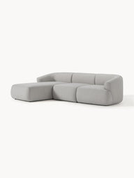 Wolke Yumuşak Oturumlu Modüler Köşe, Keten (3-4 Kişilik)-Köşe Koltuk-Innature Home-Sağ Köşe-Bej-NowShopFun