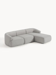 Wolke Yumuşak Oturumlu Modüler Köşe, Keten (3-4 Kişilik)-Köşe Koltuk-Innature Home-Sağ Köşe-Bej-NowShopFun