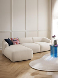 Wolke Yumuşak Oturumlu Modüler Köşe, Keten (3-4 Kişilik)-Köşe Koltuk-Innature Home-Sağ Köşe-Bej-NowShopFun