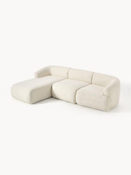 Wolke Yumuşak Oturumlu Modüler Köşe, Teddy (3-4 Kişilik)-Köşe Koltuk-Innature Home-Sağ Köşe-NowShopFun