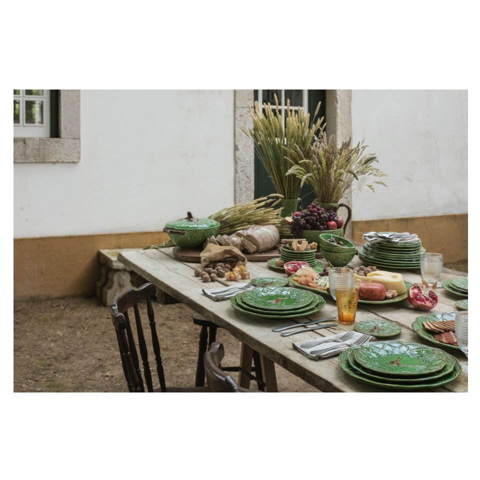 Woods Yeşil Seramik Servis Kasesi