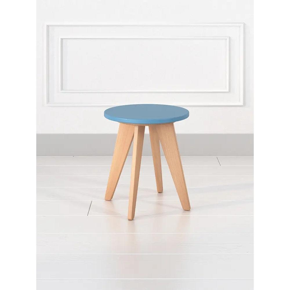 Woody Mavi Çocuk Taburesi