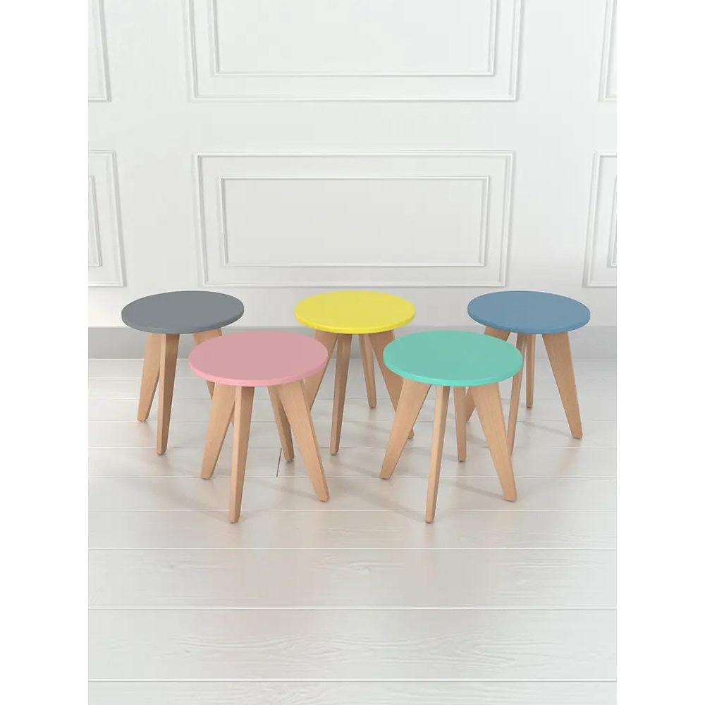 Woody Mint Çocuk Taburesi