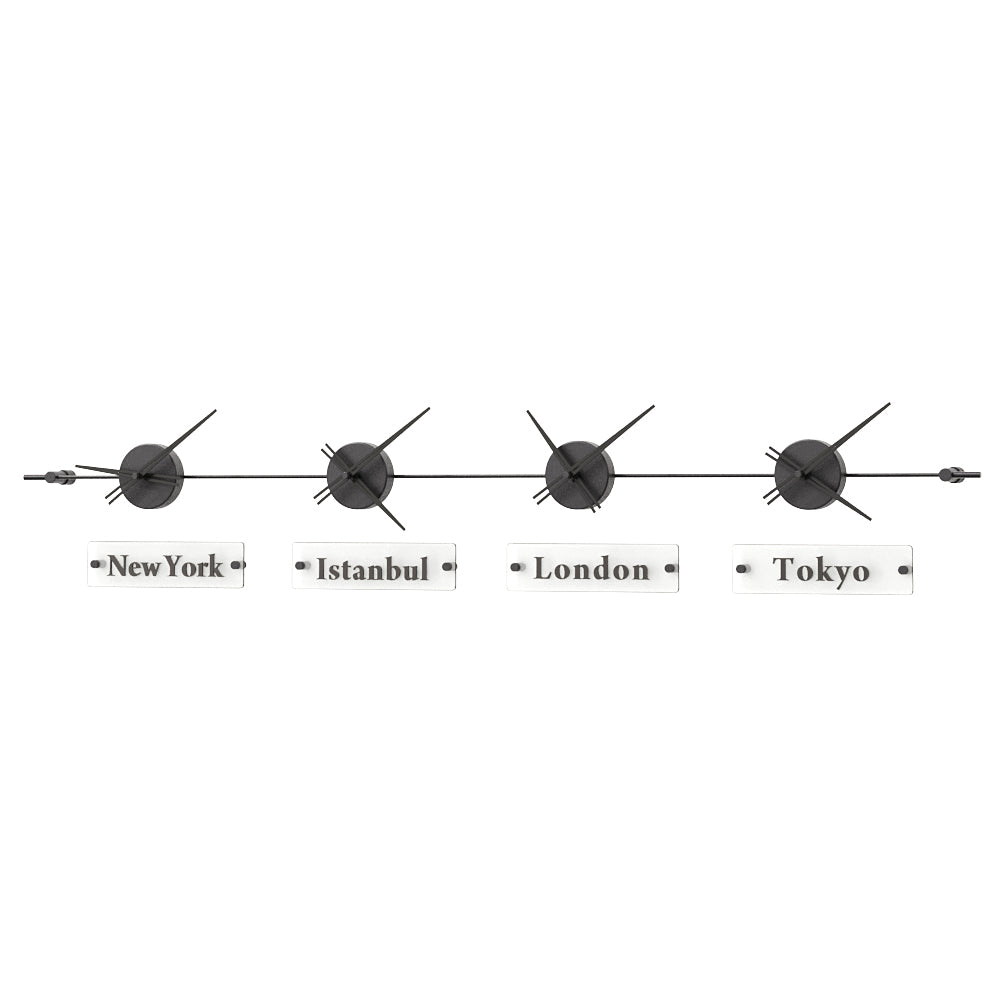 World Clock Duvar Saati