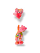 Xoxo Love Chaser Heykeli – Pembe Ayıcık Ve Kalp Balon Tasarımı