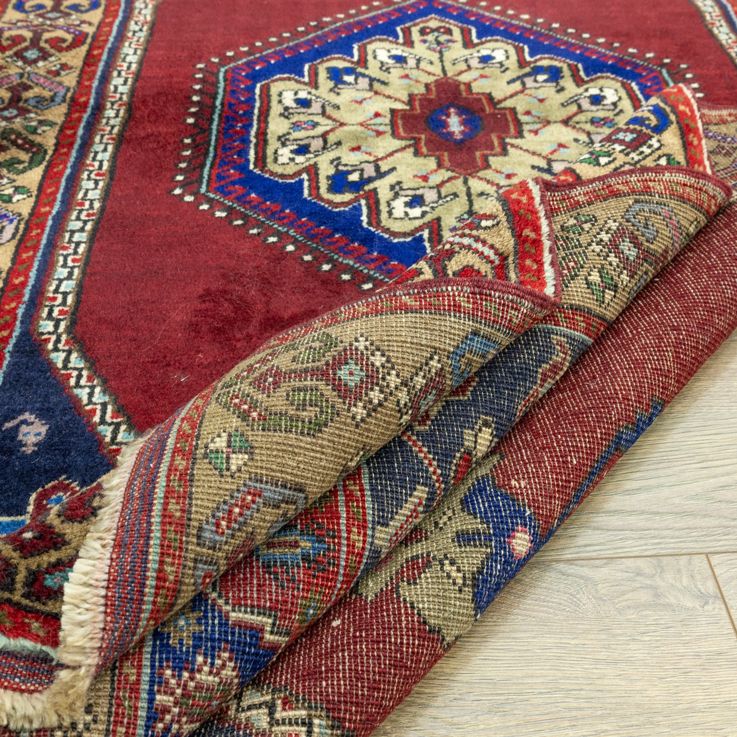 Yahyalı El Dokuma Yün Halı 103x223 Cm