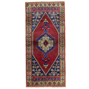 Yahyalı El Dokuma Yün Halı 103x223 Cm