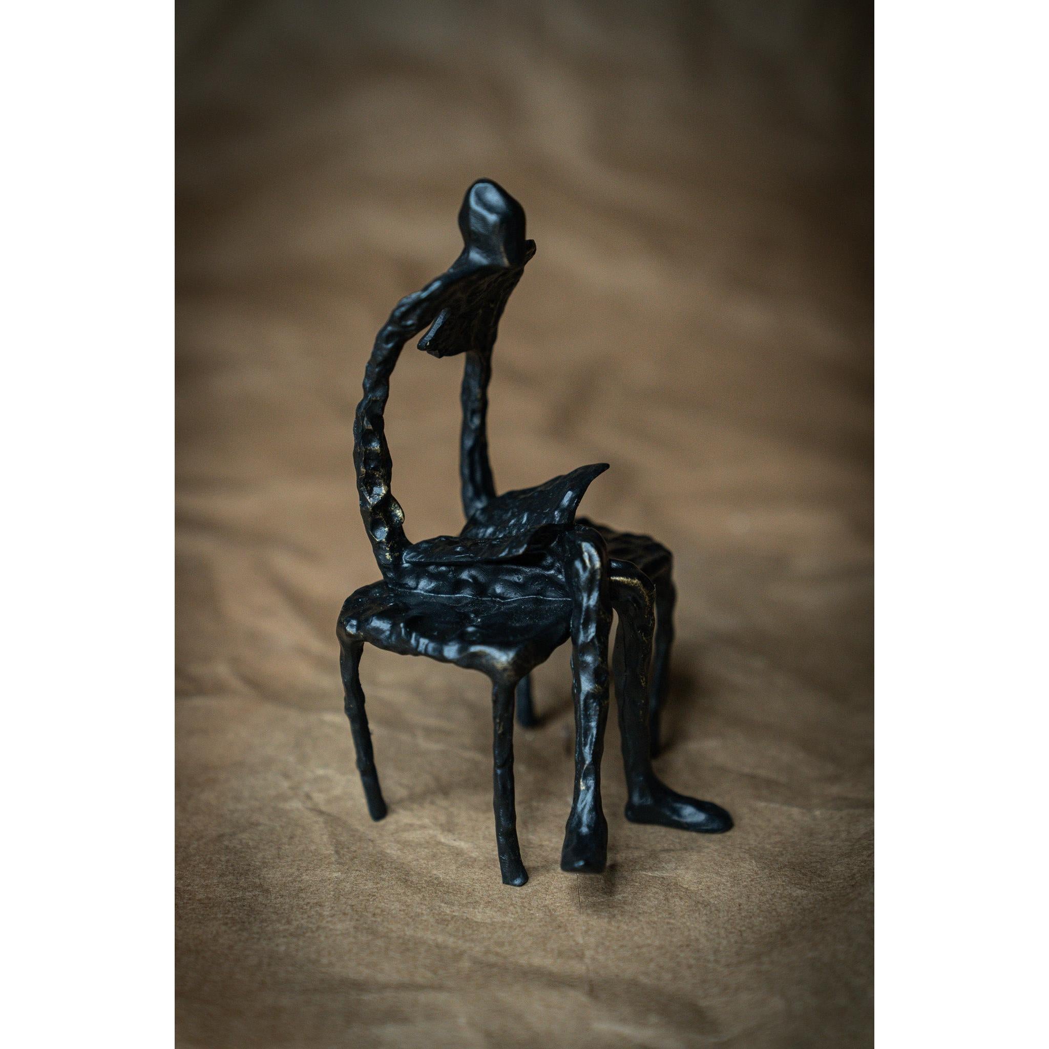 Yalnızlık Figürü Metal Obje