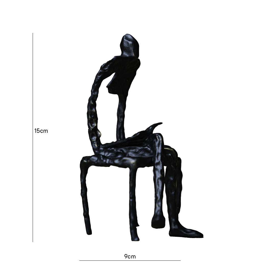 Yalnızlık Figürü Metal Obje
