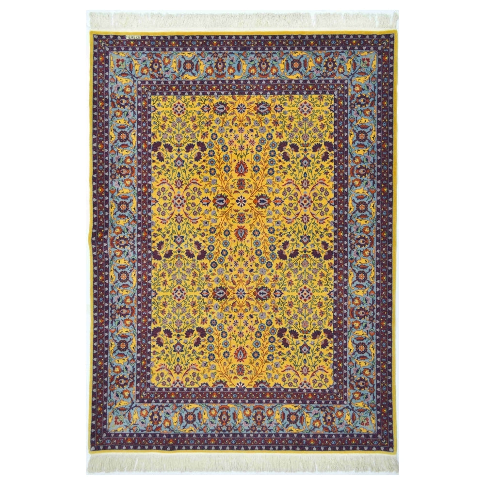 Yedi Dağın Çiçeği Desenli El Dokuma Hereke Halısı