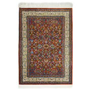 Yedi Dağın Çiçeği Desenli El Dokuma Hereke Halısı