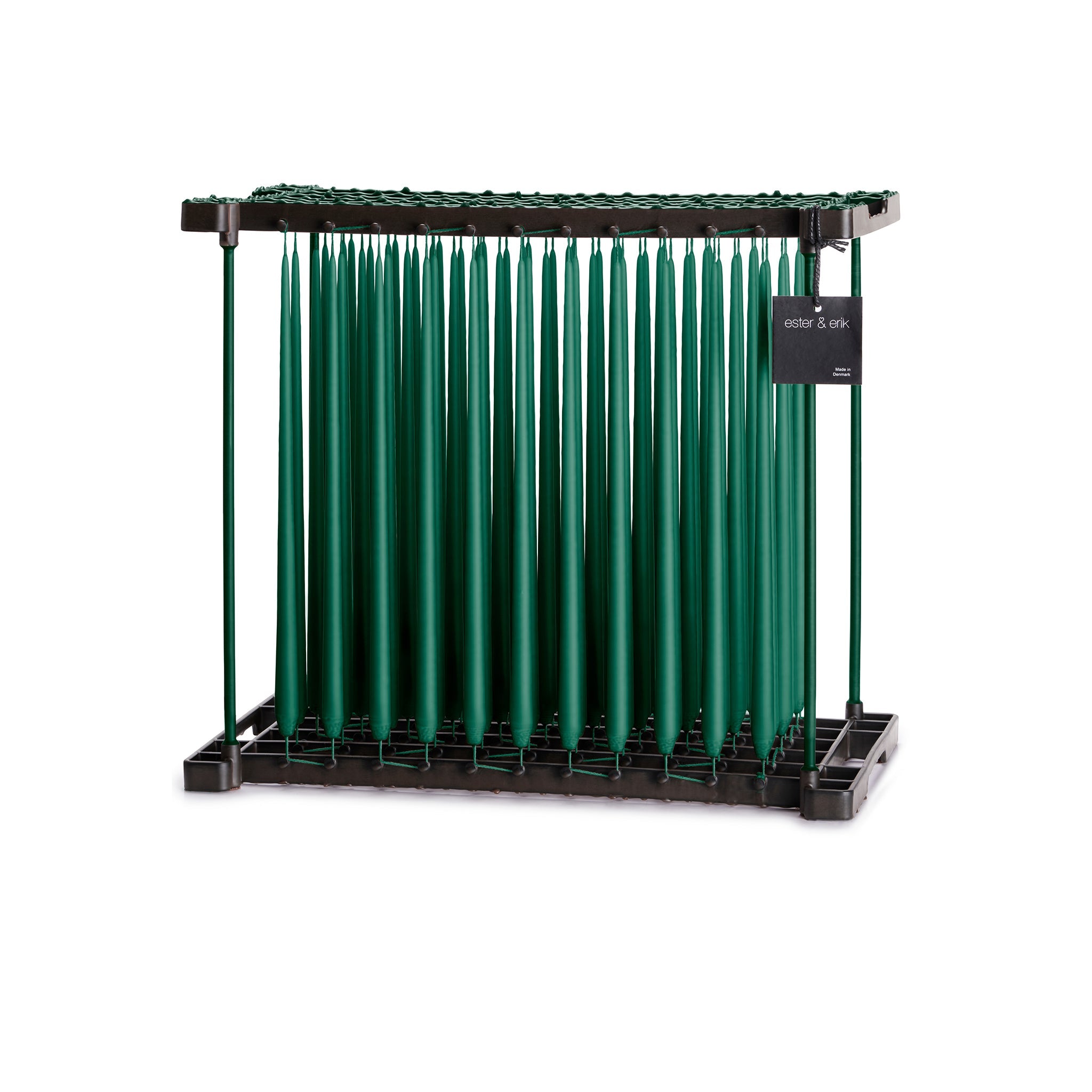 Yeşil Kokusuz Mum 32 cm