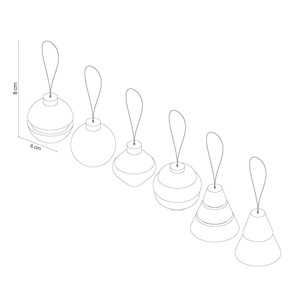 Yılbaşı Ağacı Süsleri Seti