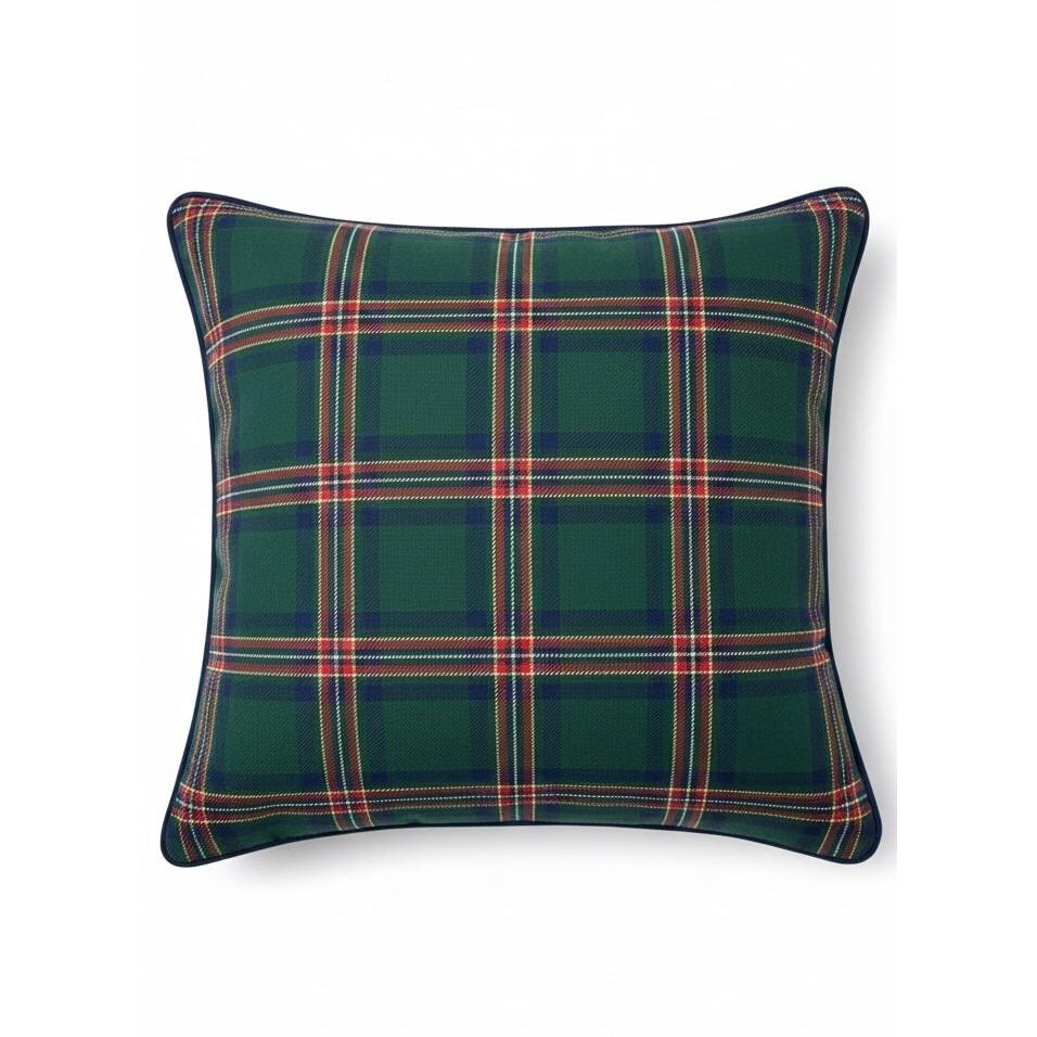 Yılbaşı Tartan Ekosesi Kırlent Kılıfı (2'li Set)