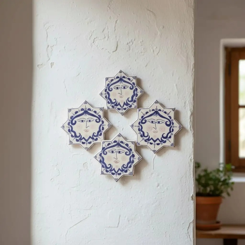 Yıldız Formlu Duvar Süsü